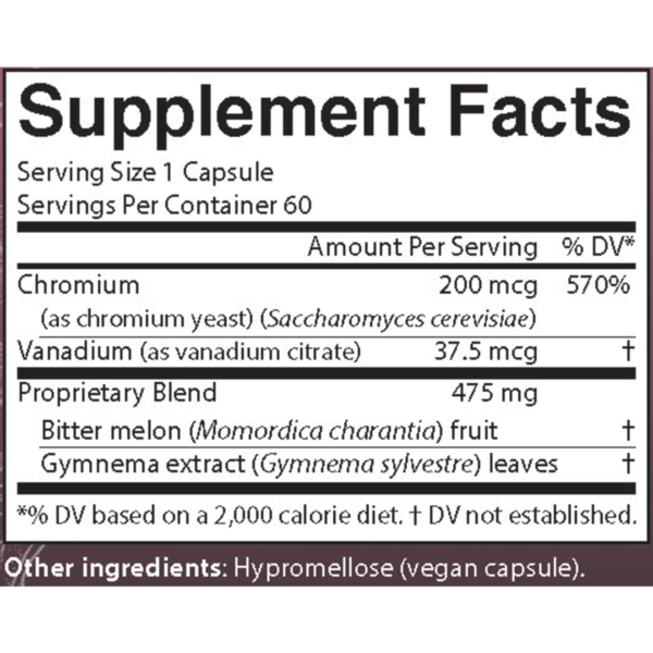 glucochrom nutrition facts