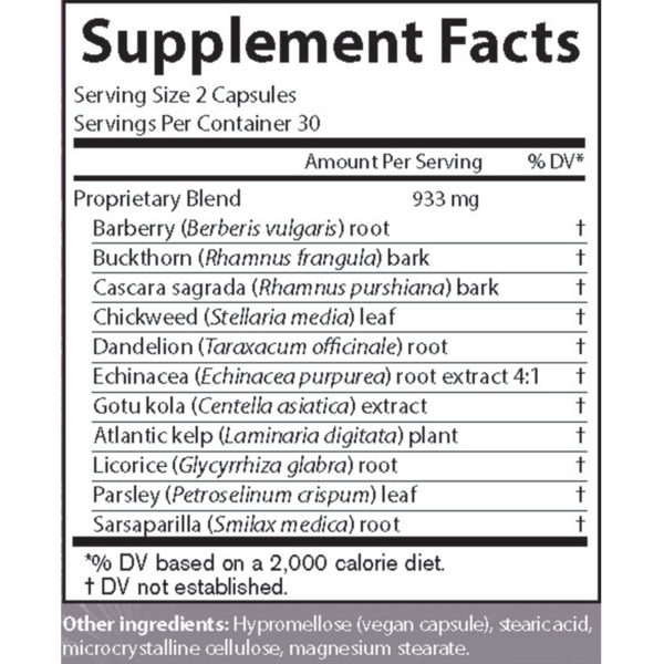 herbal release nutrition facts