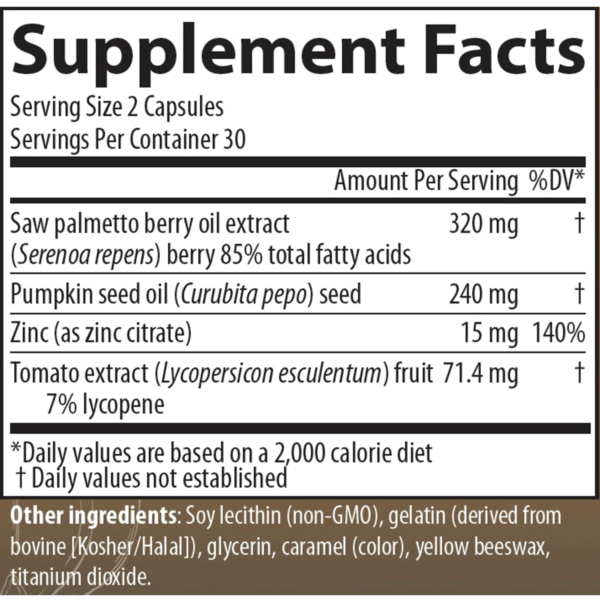 reassure sp nutrition facts